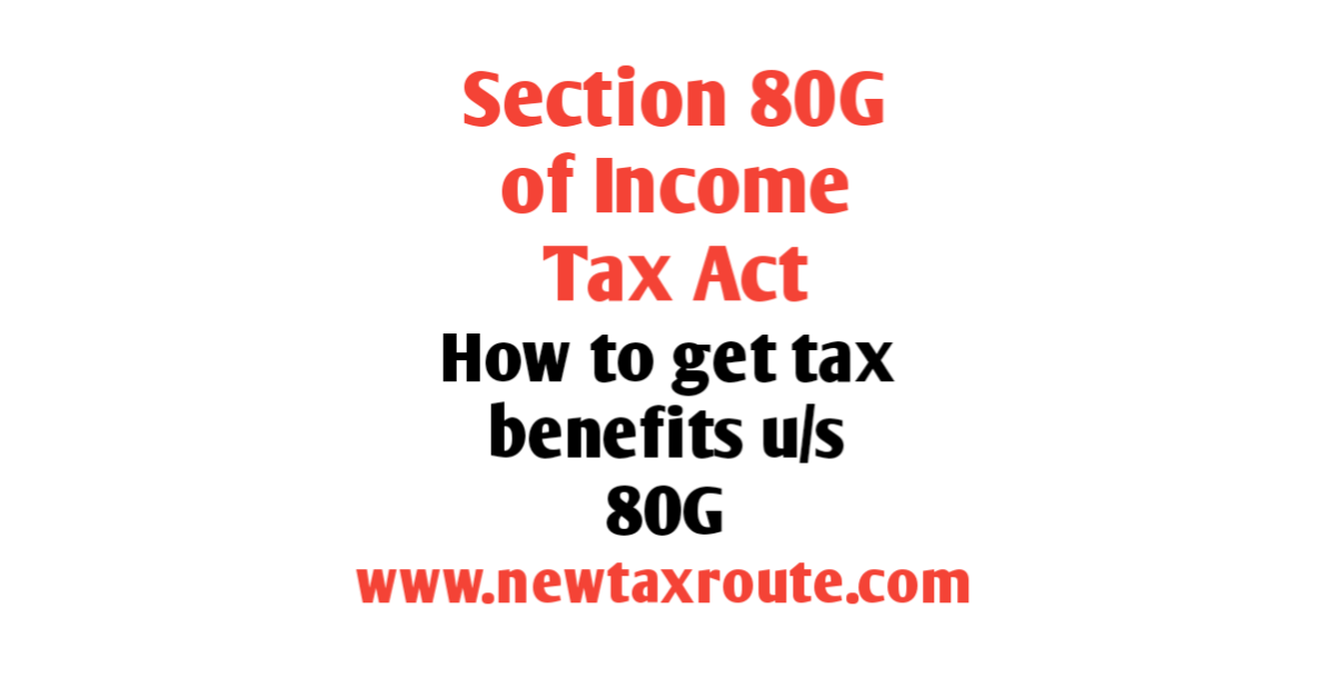 section 80G of IT act