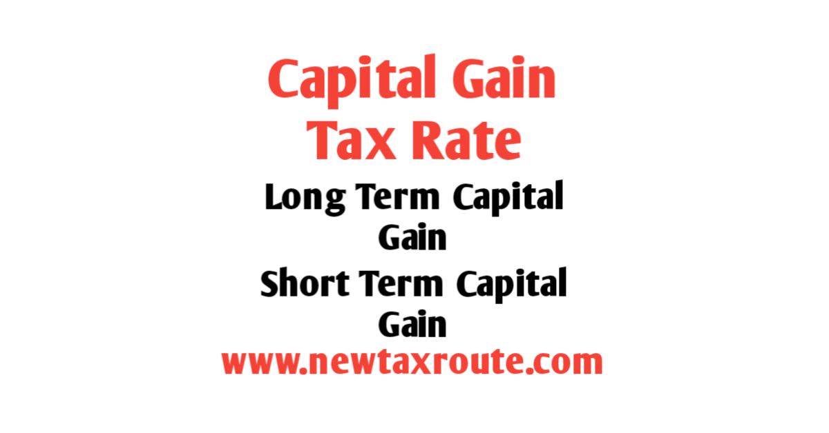 Capital Gain Tax Rate