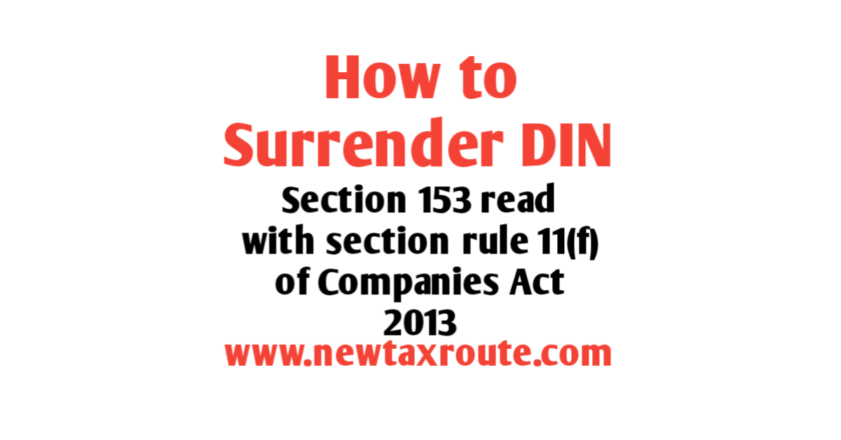 Section 153 of Companies Act 2013