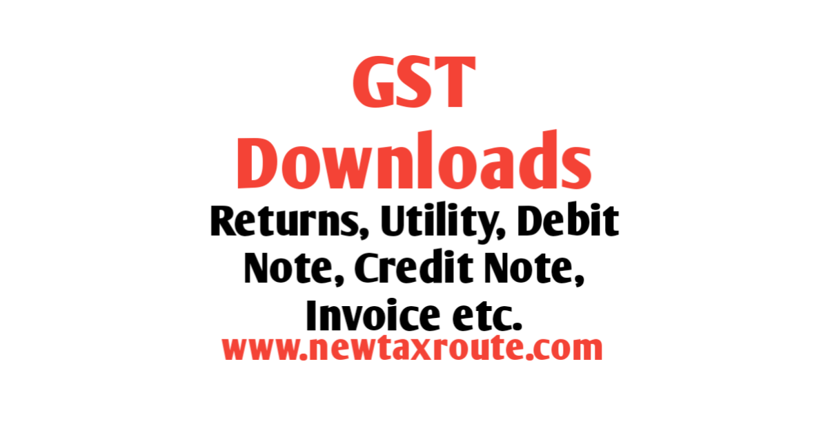 GST Returns and Utility Download