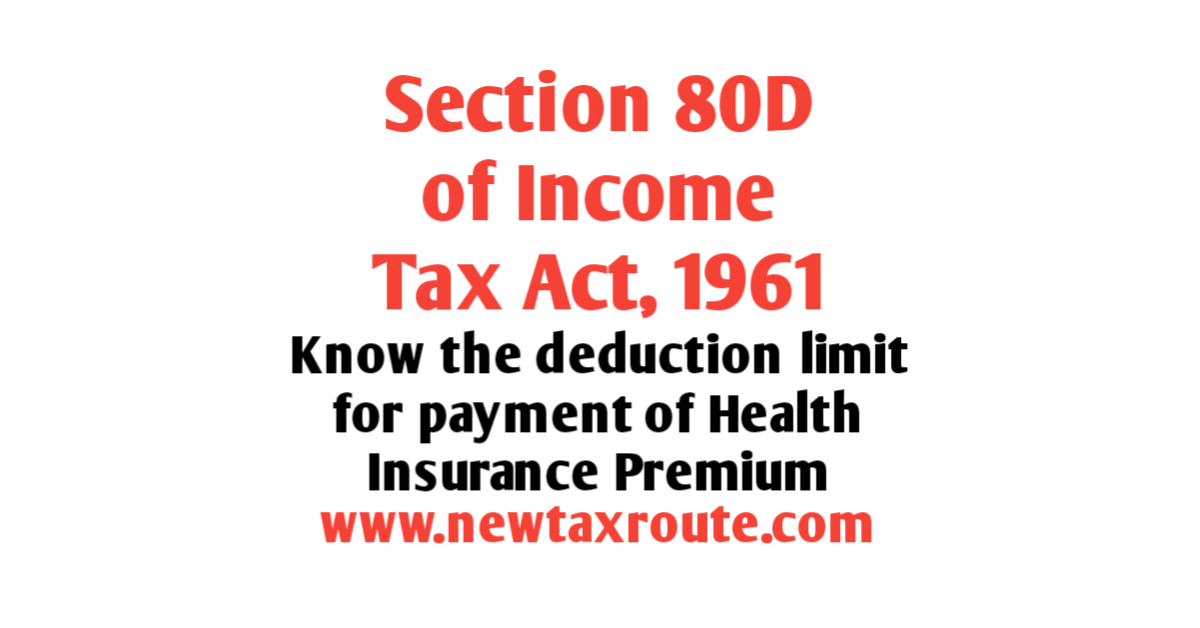 Section 80D of Income Tax Act