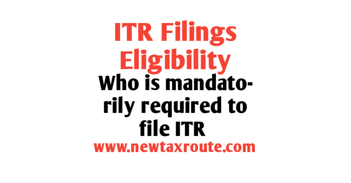 Who is required to file Income Tax Return