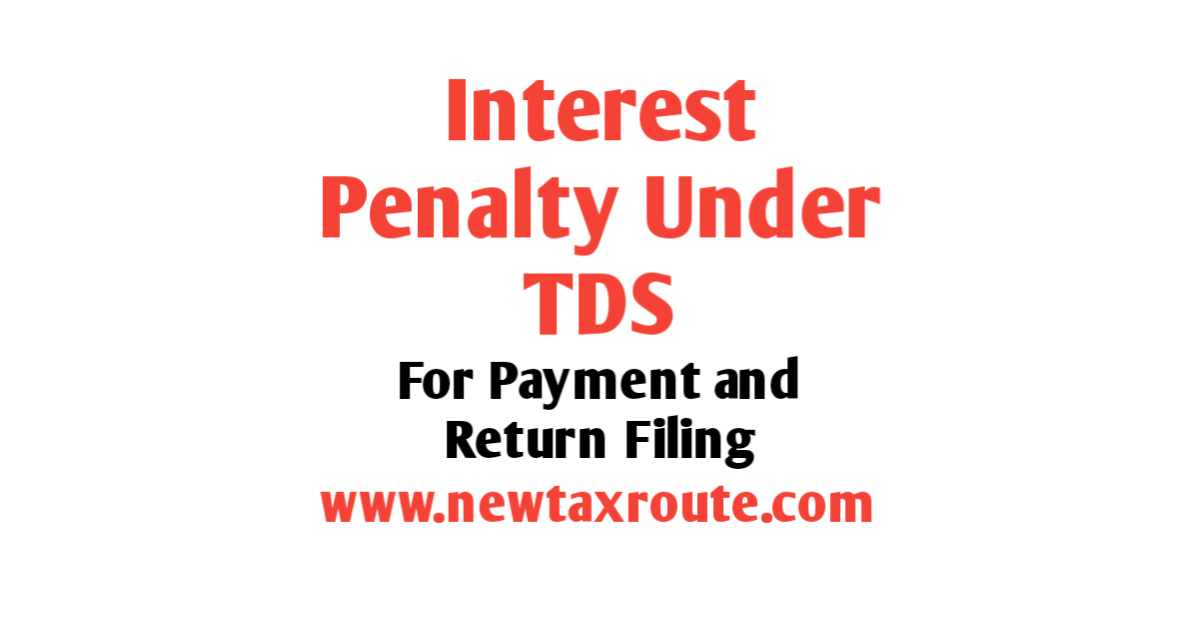 Interest and Penalty on TDS