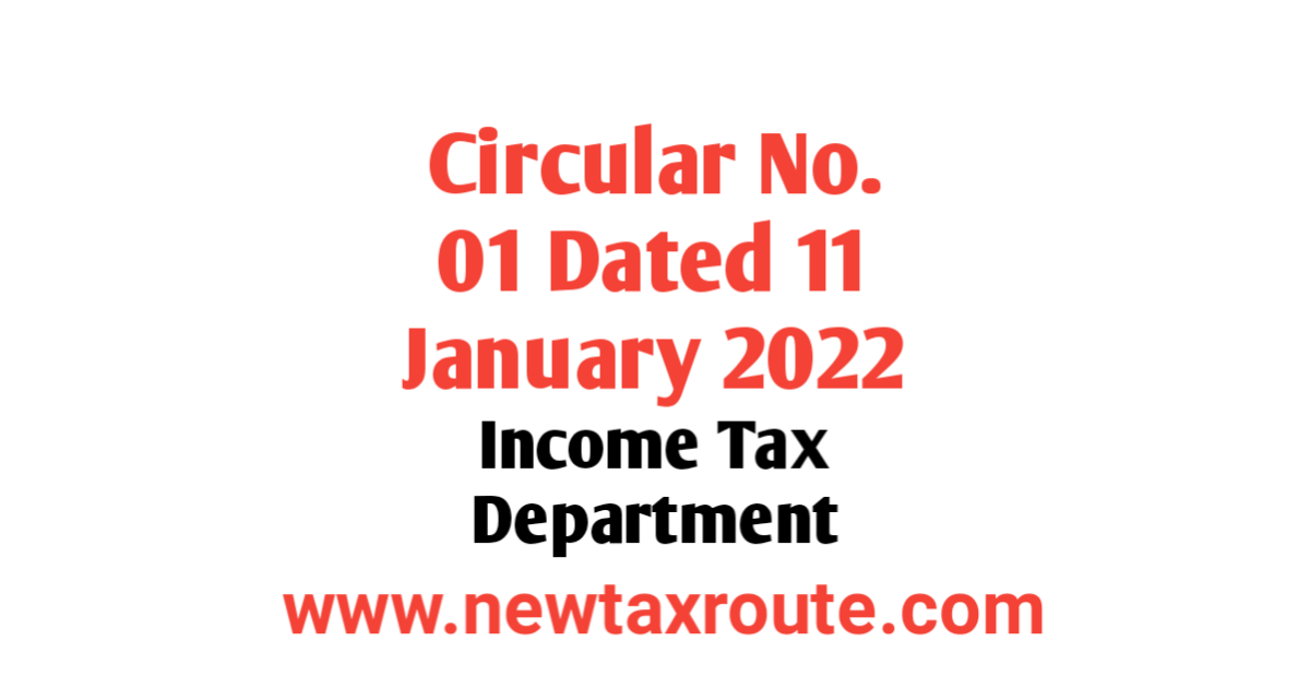 Circular No. 17/2021 Dated 9.09.2021 of Income Tax